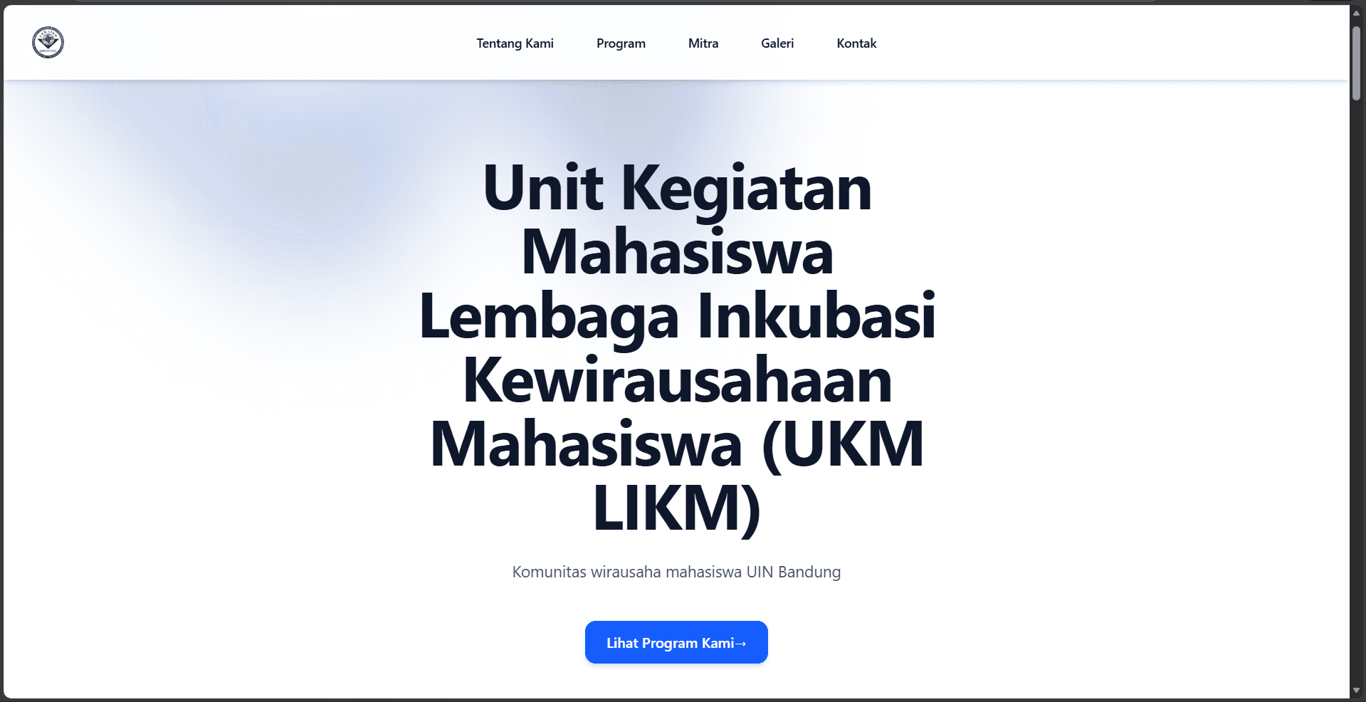 Landing Page UKM LIKM